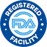 FDA registered facility badge